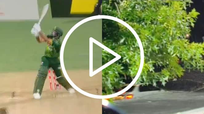 [WATCH] Fakhar Zaman Mammoth Six Vs NZ Lands Out Of The Park As Bystander Steals The Ball